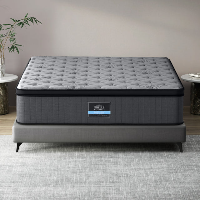 Giselle Luxury Euro Top Pocket Spring Mattress — Zoned Springs, Breathable Knit — Allure Home Collections