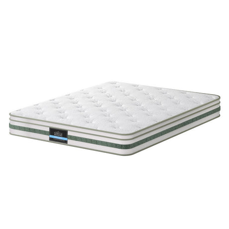 Giselle Euro Top Pocket Spring Mattress — Green Tea Foam, High-Compression Springs — Allure Home Collections