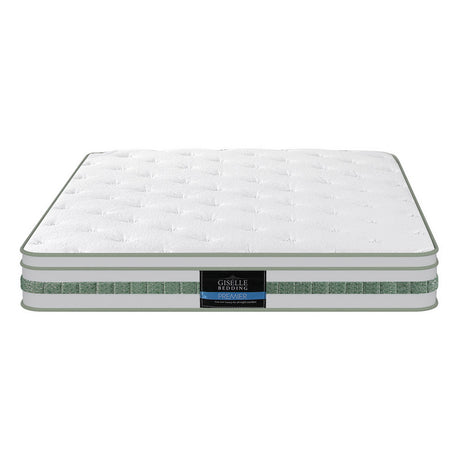 Giselle Euro Top Pocket Spring Mattress — Green Tea Foam, High-Compression Springs — Allure Home Collections