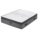 4 in 1 adjustable gel memory foam pocket spring mattress, 37cm double