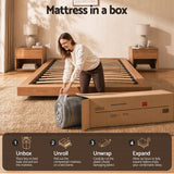 4 in 1 adjustable gel memory foam pocket spring mattress, 37cm king
