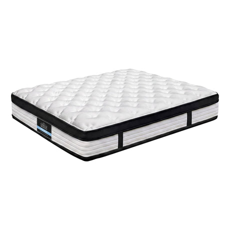 Medium 5 Zone Euro Top Pocket Spring Mattress, 31cm Queen