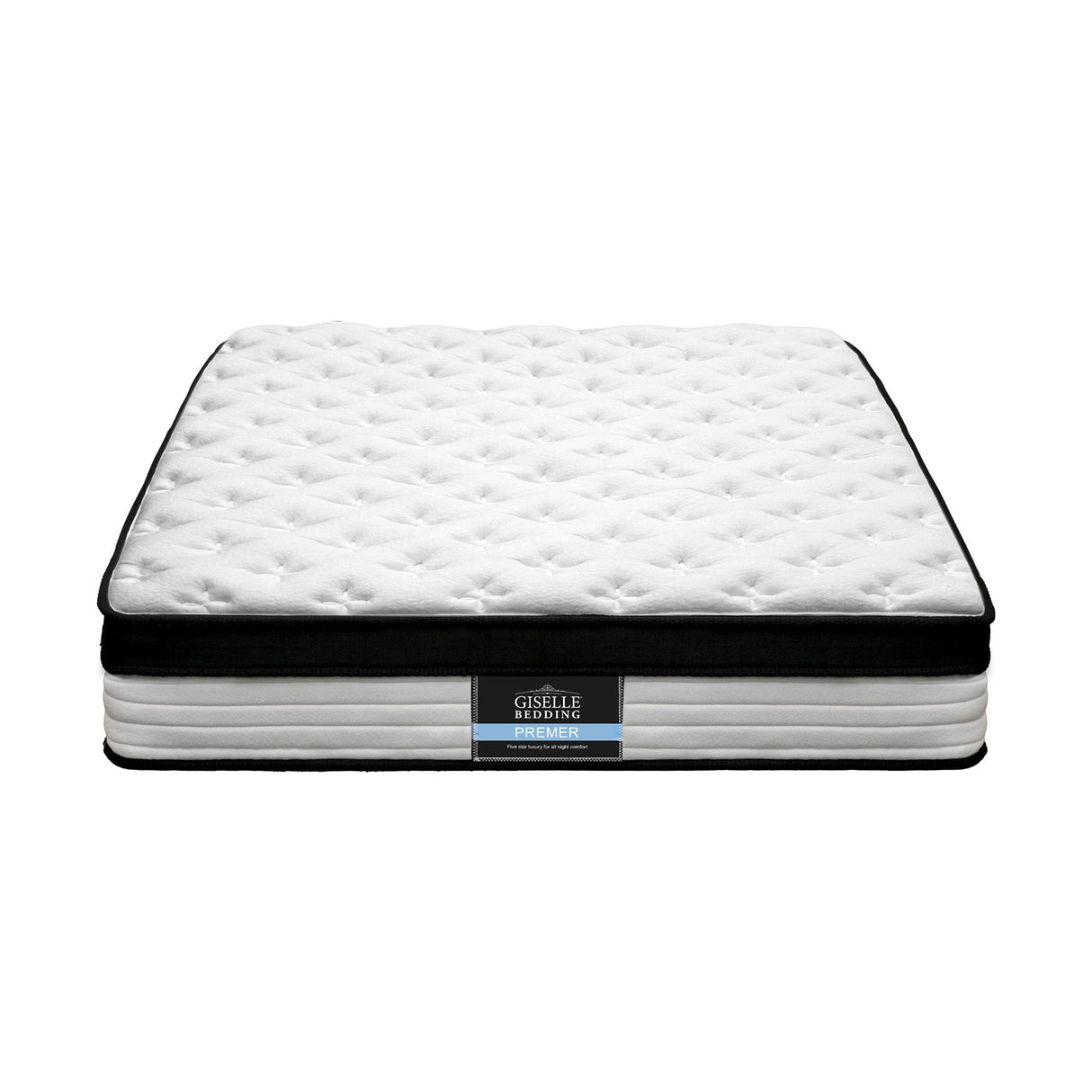 Medium 5 Zone Euro Top Pocket Spring Mattress, 31cm Queen
