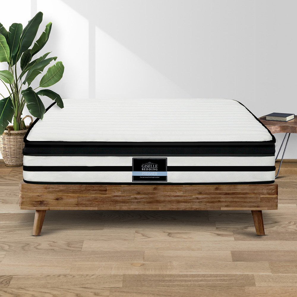 Giselle Bedding Premier Series 27cm Euro Top Pocket Spring Mattress — Allure Home Collections
