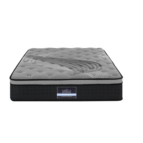 Medium Firm Bamboo Euro Top Pocket Spring Mattress, 34cm Double - Allure Home Collections