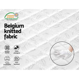 Giselle Bedding 16cm Medium Firm Bonnell Spring Mattress — Quilted Tight Top — Allure Home Collections