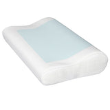 Giselle Bedding Cool Gel Contour Pillow Twin Pack — High-Density Memory Foam — Allure Home Collections