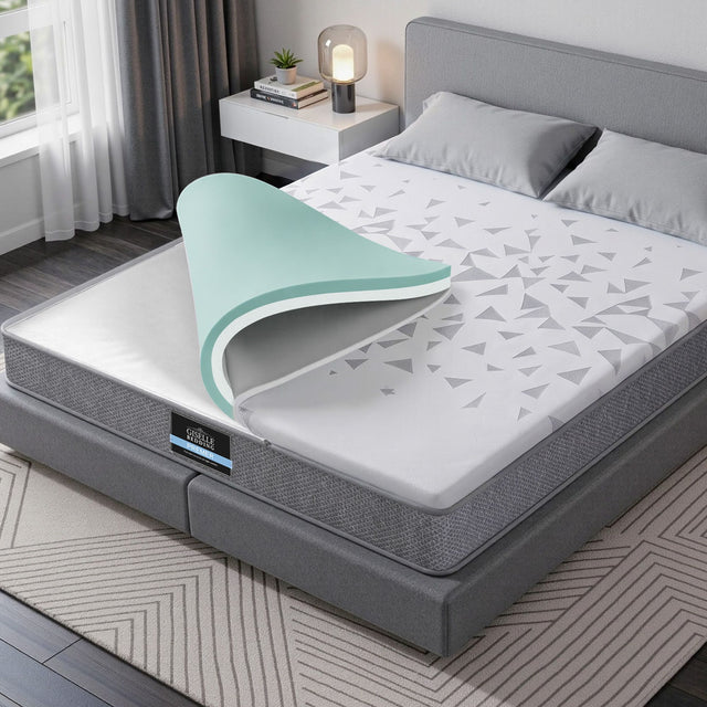 Reversible pocket spring mattress, medium firm to firm, 23cm king
