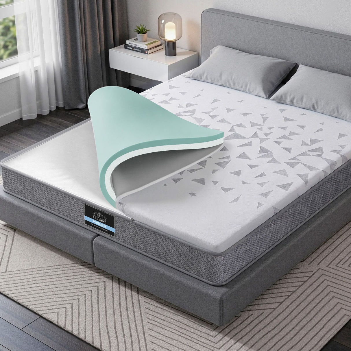 Medium Firm to Firm Pocket Spring Mattress, 23cm Queen