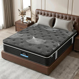 Medium firm graphene Euro top pocket spring mattress in Queen size - image 1