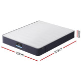 Giselle Bedding Cloud Series 20cm Pocket Spring Mattress — 7.0 Firmness, Tight Top — Allure Home Collections