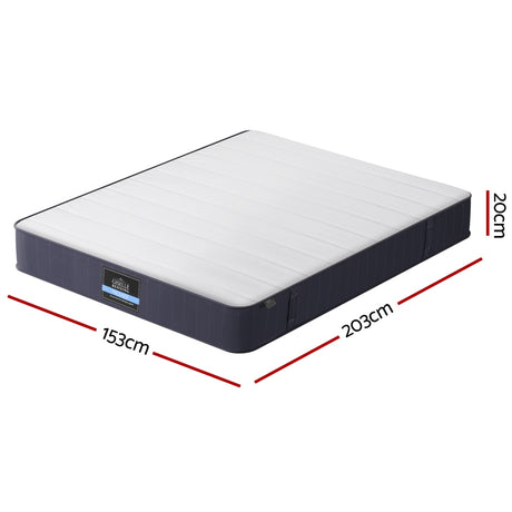 Giselle Bedding Cloud Series 20cm Pocket Spring Mattress — 7.0 Firmness, Tight Top — Allure Home Collections