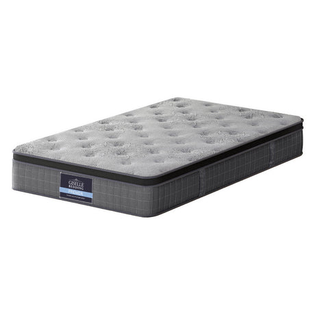 Giselle Bedding DOVE Series 26cm Latex Foam Euro Top Pocket Spring Mattress — Bamboo Charcoal — Allure Home Collections