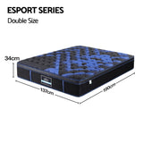 Medium firm gel memory foam hybrid mattress, 34cm double