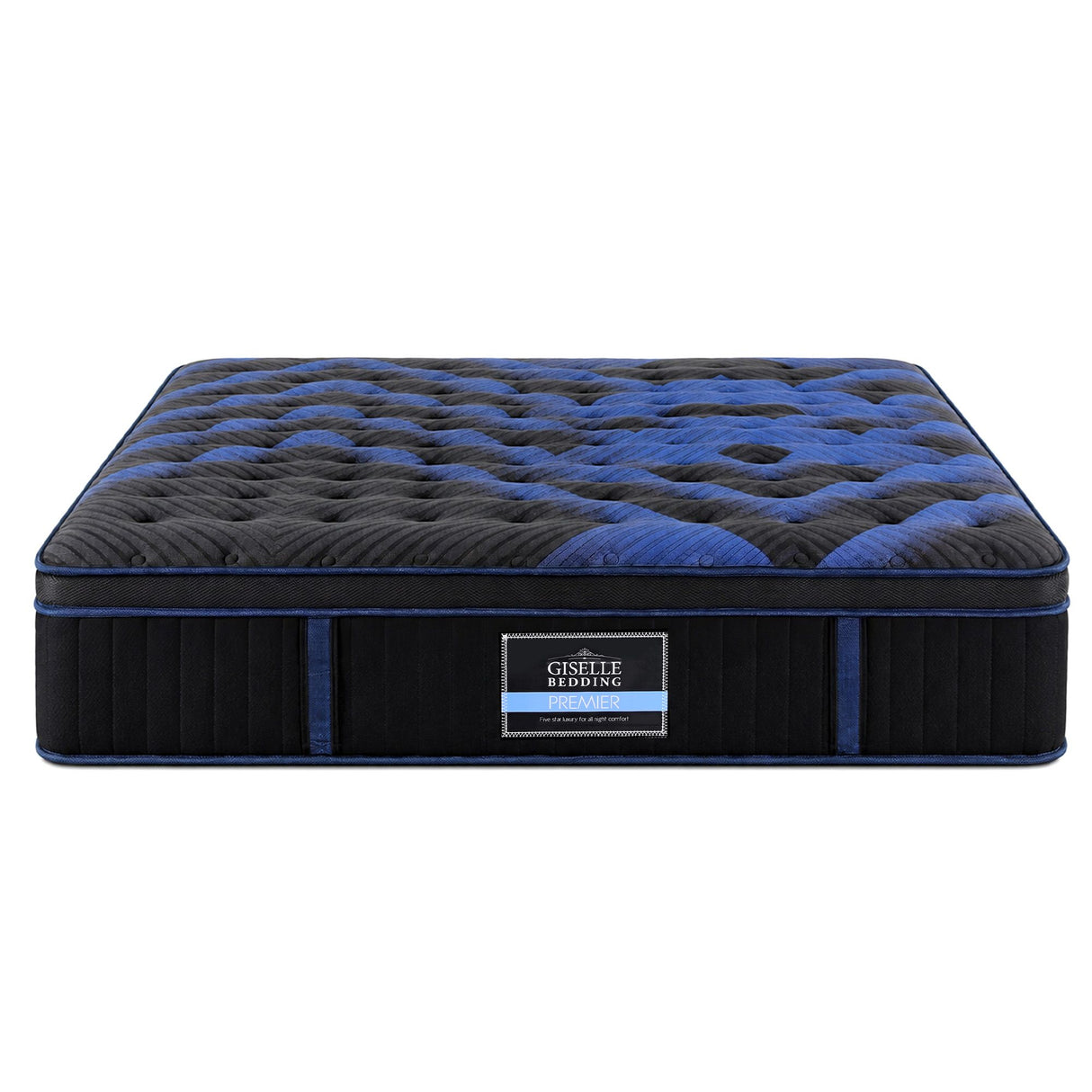 Medium firm euro top gel memory foam pocket spring mattress, 34cm king