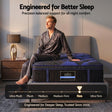 Medium Firm Gel Memory Foam Hybrid Mattress, 34cm Single