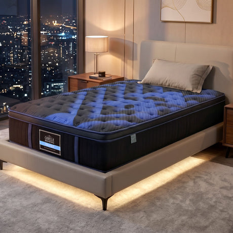 Medium Firm Gel Memory Foam Hybrid Mattress, 34cm Single