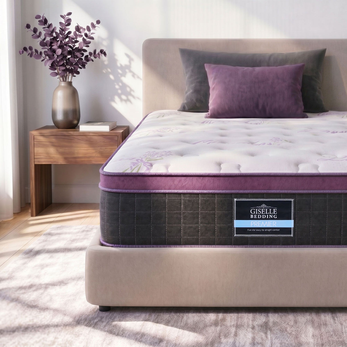 Firm Euro Top Pocket Spring Mattress, 35cm King Single