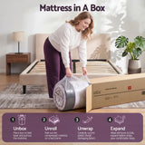 Firm euro top pocket spring mattress, 35cm queen