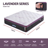 Firm euro top pocket spring mattress, 35cm queen