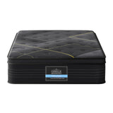 Giselle Bedding 35cm Bamboo Charcoal Euro Top Hybrid Pocket Spring Mattress — Allure Home Collections