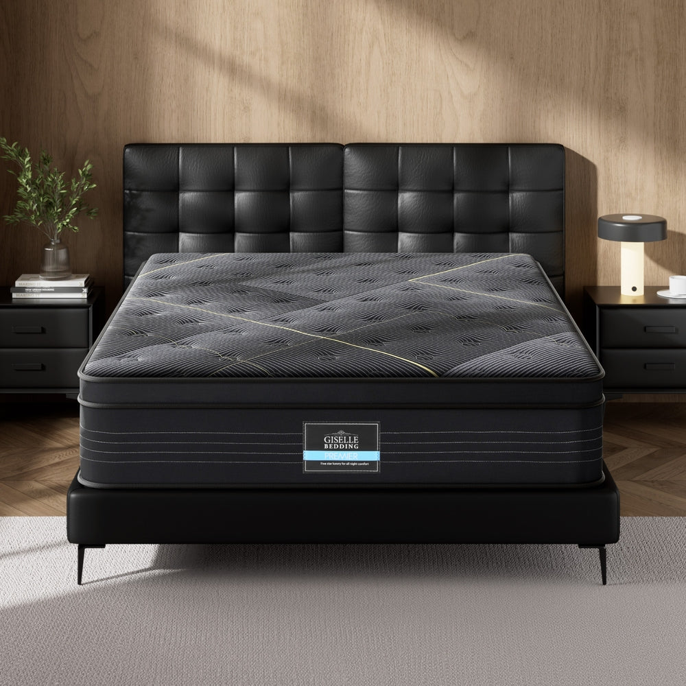 Medium Firm Euro Top Pocket Spring Mattress, 35cm Queen
