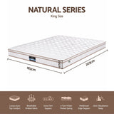 Firm euro top pocket spring mattress, 20cm king