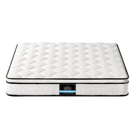Giselle 22cm Euro Top Pocket Spring Mattress — 6-Turn Enhanced Coils, Medium Firm — Allure Home Collections