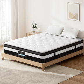 Medium Firm Euro Top Pocket Spring Mattress, 30cm King - Allure Home Collections