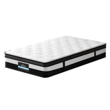 Giselle 30cm Medium-Firm Euro Top Pocket Spring Mattress — 6-Turn Coils, Edge Support — Allure Home Collections