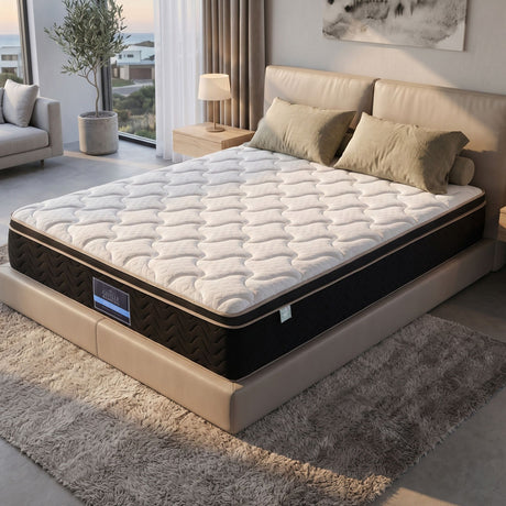 Firm euro top copper memory foam pocket spring mattress, 35cm queen