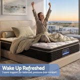 Firm Euro Top Pocket Spring Mattress, 35cm Single
