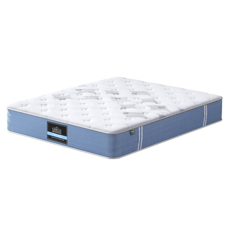 Giselle 25cm Medium-Firm Euro Top Pocket Spring Mattress — Bamboo Fibre Knit — Allure Home Collections