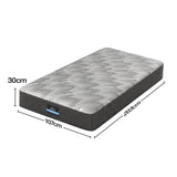 Firm Edge Support Pocket Spring Mattress, 30cm King Single
