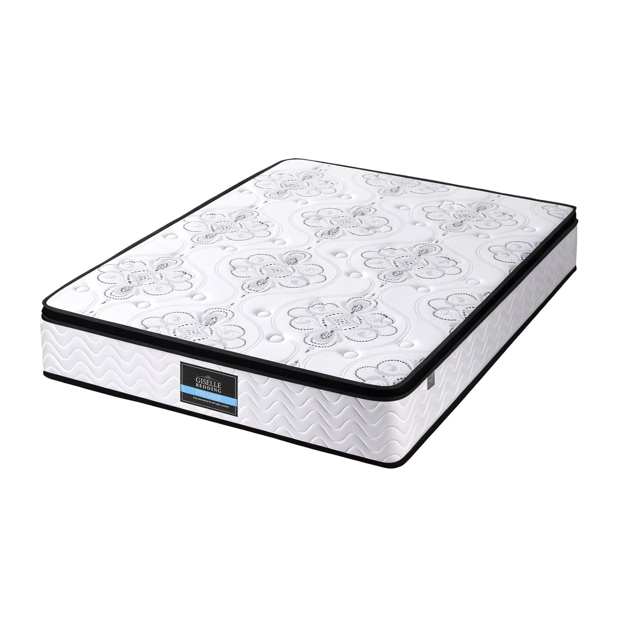Medium Firm Euro Top Pocket Spring Mattress, 30cm King (view 2 of 11)