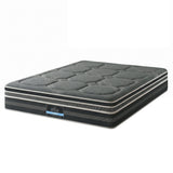 Medium firm 7 zone euro top pocket spring mattress, 35cm queen