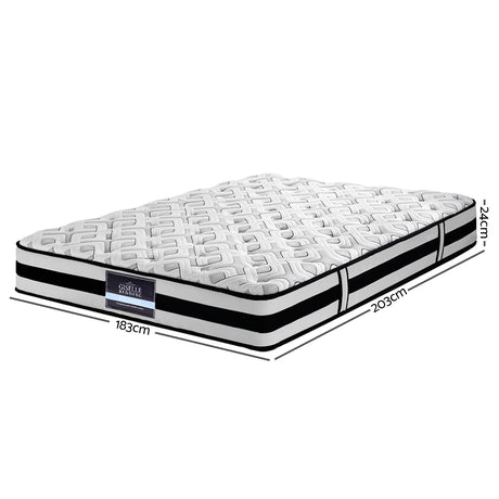 Extra Firm Tight Top Pocket Spring Mattress, 24cm King (image 3)