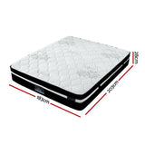 Extra firm 7 zone euro top pocket spring mattress, 28cm king
