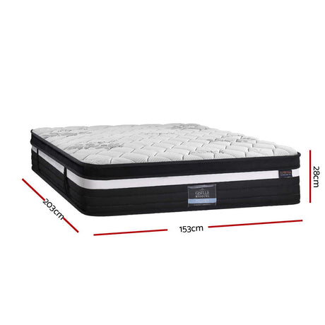 Extra Firm Euro Top Pocket Spring Mattress, 28cm Queen
