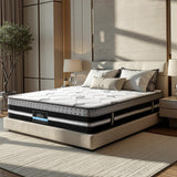 Medium Firm Gel Memory Foam Pocket Spring Mattress, 35cm Queen