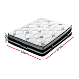 Medium Firm Gel Memory Foam Pocket Spring Mattress, 35cm Queen (image 3)