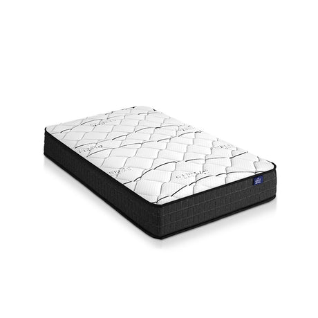 Giselle Bedding 16cm Medium Firm Bonnell Spring Mattress — Quilted Finish — Allure Home Collections