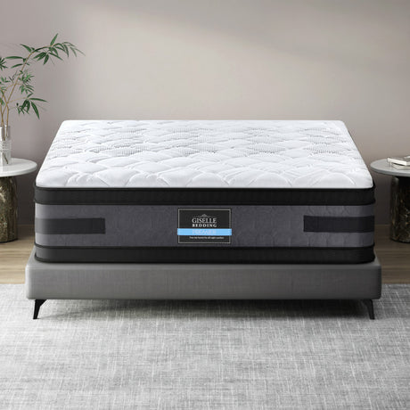 Medium Firm Flippable Pocket Spring Mattress, 36cm Double - Allure Home Collections