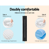Medium Firm Flippable Pocket Spring Mattress, 36cm Double - Allure Home Collections