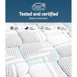 Medium Firm Flippable Pocket Spring Mattress, 36cm Double - Allure Home Collections
