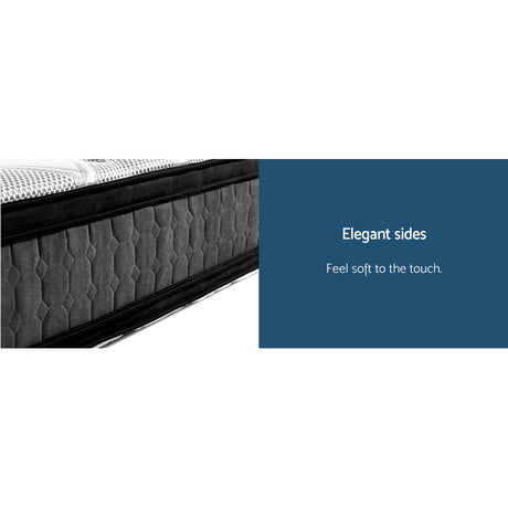 Medium Firm Flippable Pocket Spring Mattress, 36cm Double - Allure Home Collections