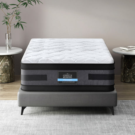 Medium Firm Flippable Pocket Spring Mattress, 36cm King Single - Allure Home Collections