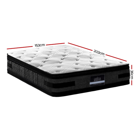 Medium Firm Flippable Gel Memory Foam Pocket Spring Mattress, 36cm Queen (image 3)