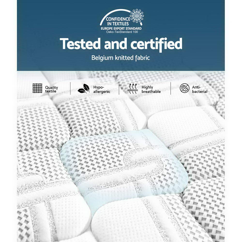 Medium Firm Flippable Gel Memory Foam Pocket Spring Mattress, 36cm Queen (image 5)