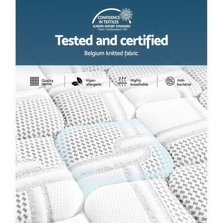 Medium Firm Flippable Gel Memory Foam Pocket Spring Mattress, 36cm Queen (image 5)
